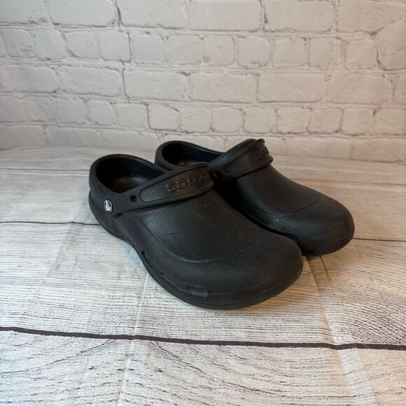 CROCS Black Sole Clogs - Picture 3 of 6